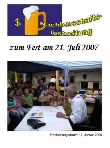 Festzeitung 2007